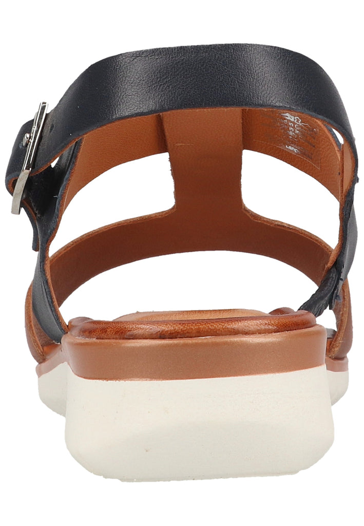 ara Sandalen Glattleder Braun/Blau
