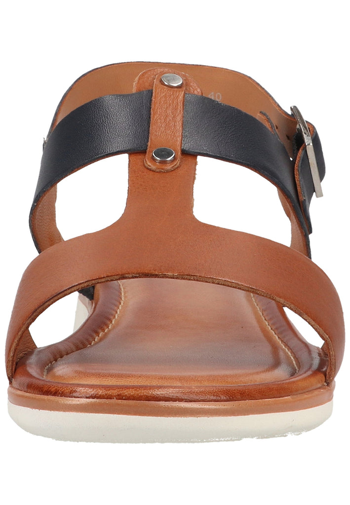 ara Sandalen Glattleder Braun/Blau