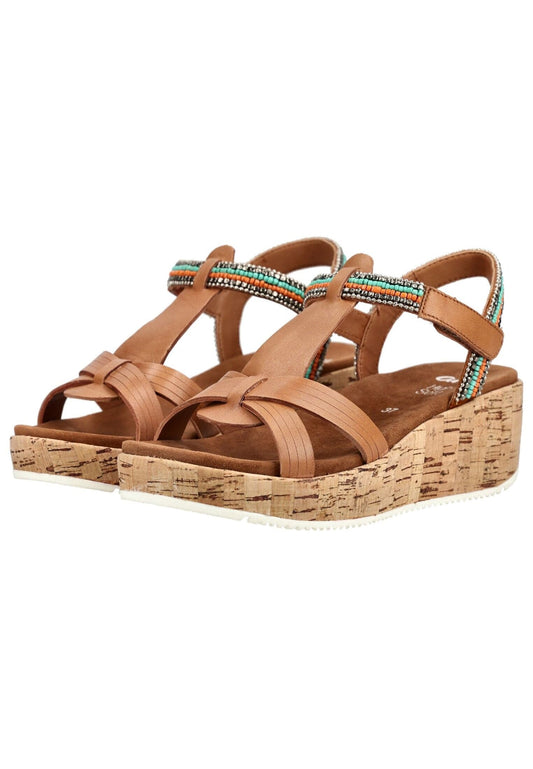 ara Sandalen Glattleder Cognac