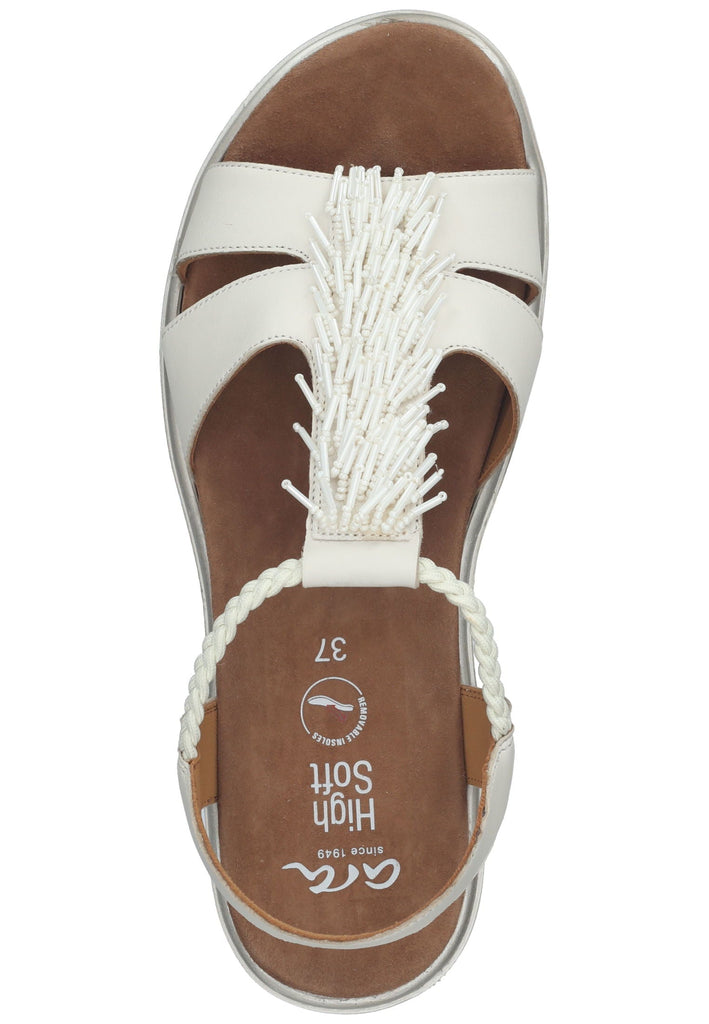 ara Sandalen Glattleder Cream