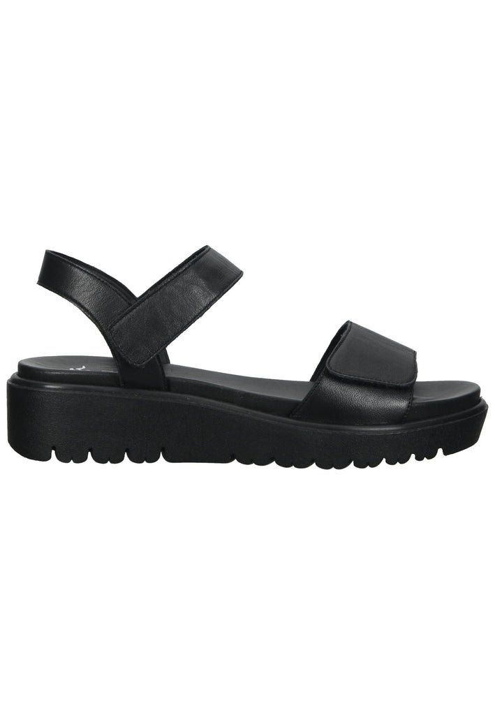 ara Sandalen Glattleder Schwarz
