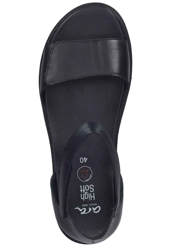 ara Sandalen Glattleder Schwarz