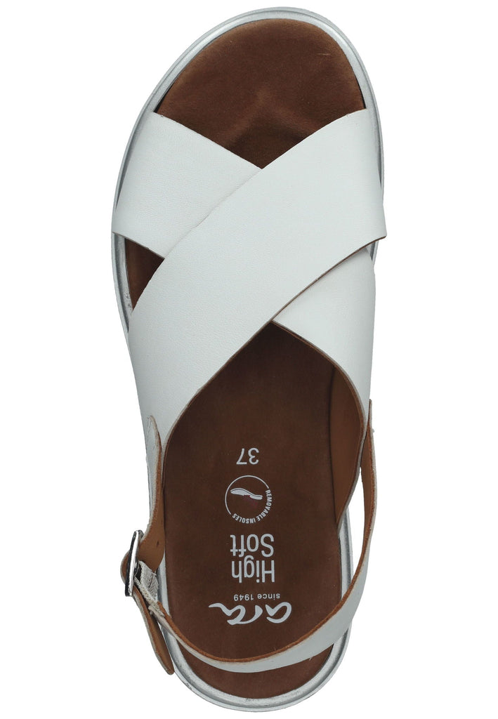 ara Sandalen Glattleder Weiß