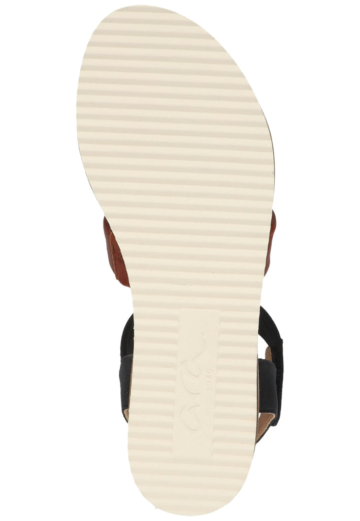 ara Sandalen Glattleder Weiß/Braun