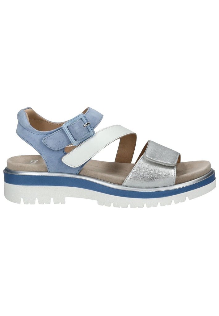 ara Sandalen Leder Blau