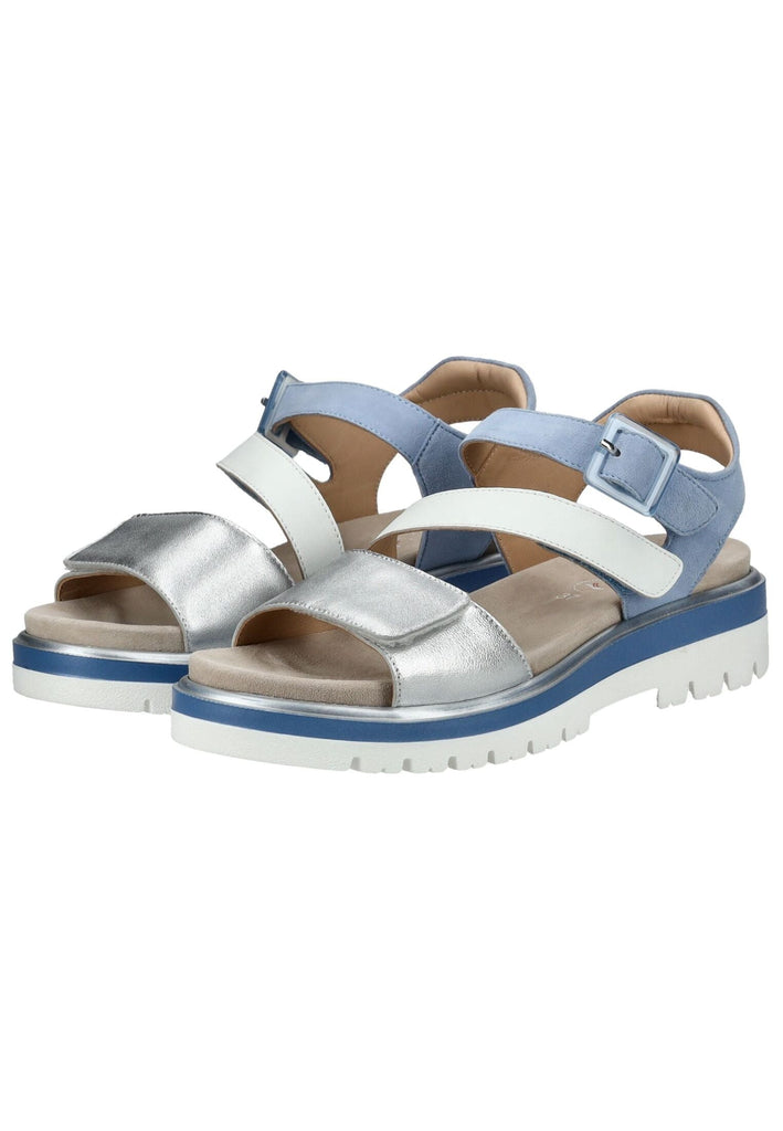 ara Sandalen Leder Blau