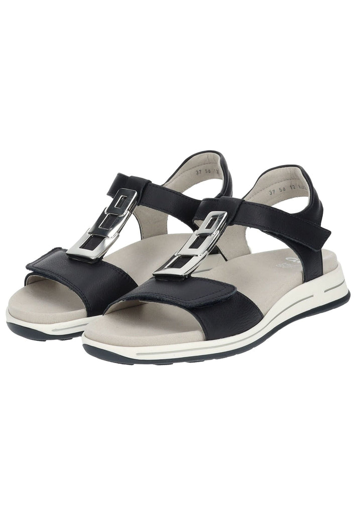 ara Sandalen Leder Blau