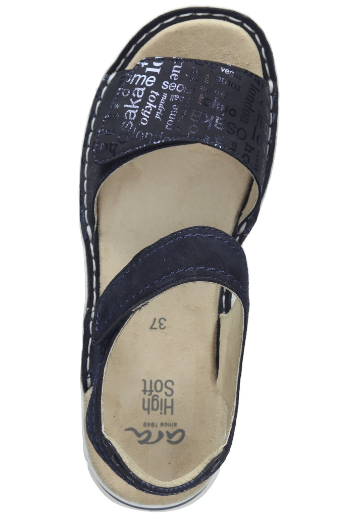 ara Sandalen Leder Blau