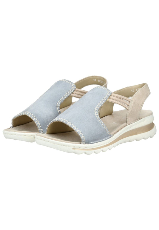ara Sandalen Leder Blau