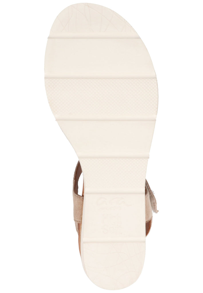 ara Sandalen Leder Blau/Beige