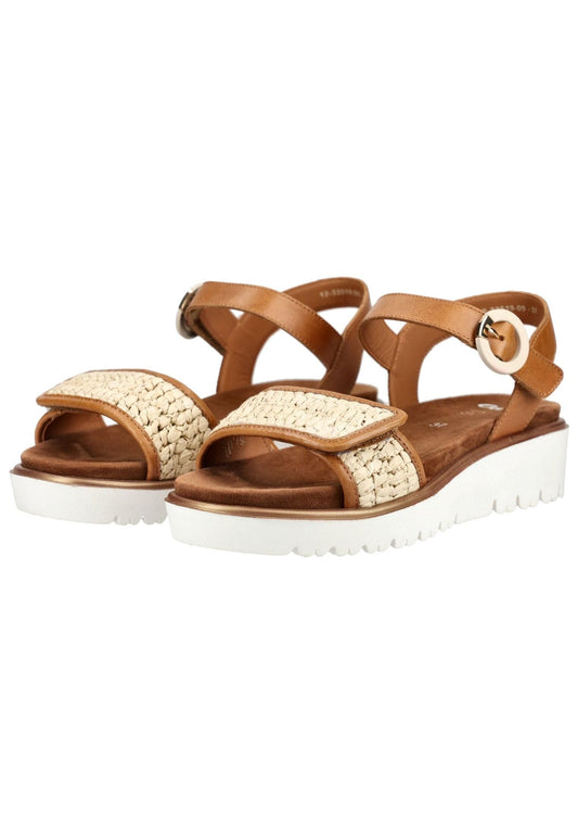 ara Sandalen Leder Cognac
