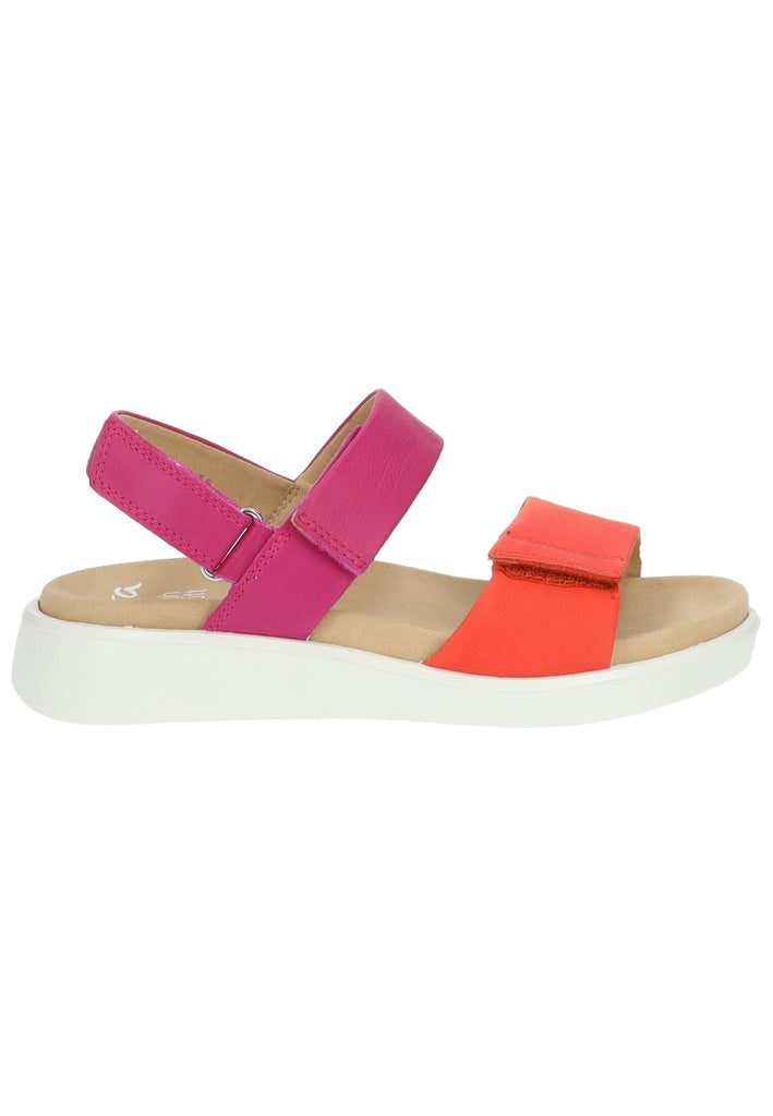 ara Sandalen Leder Orange Multi