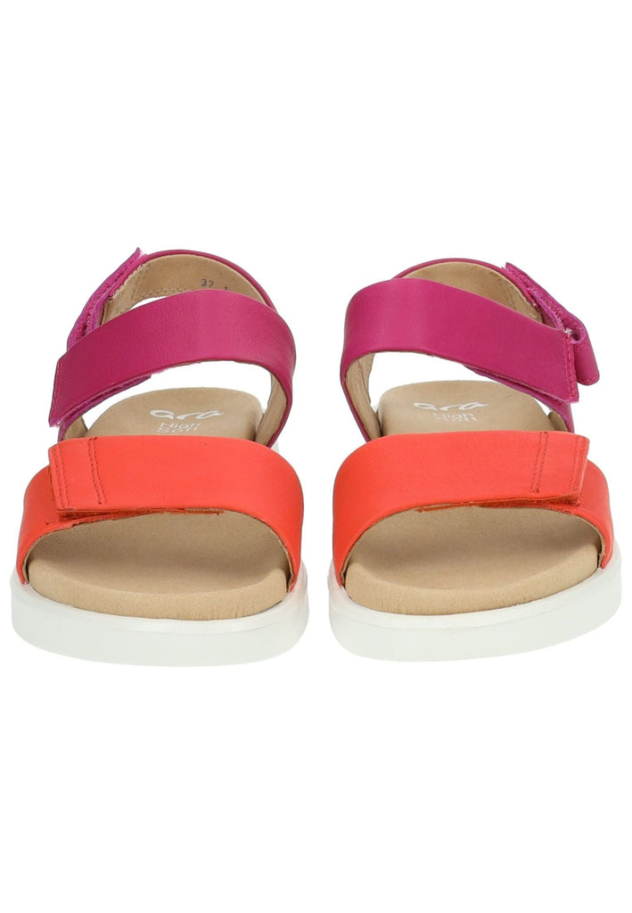 ara Sandalen Leder Orange Multi