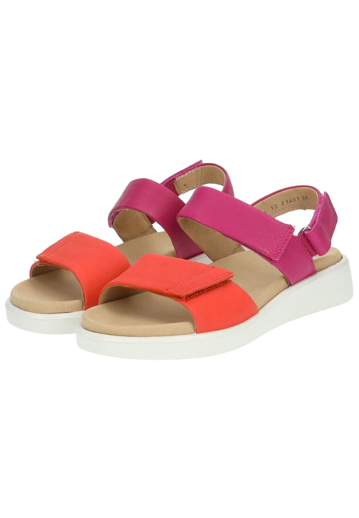 ara Sandalen Leder Orange Multi
