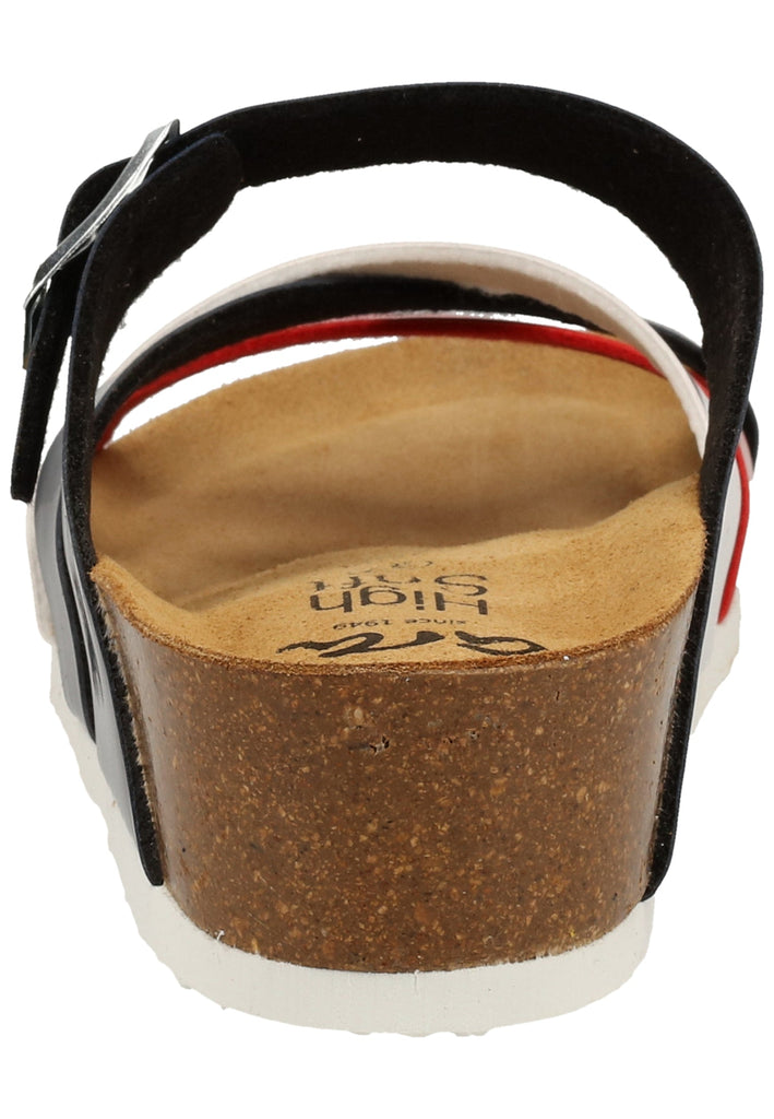 ara Sandalen Leder Rot/Blau