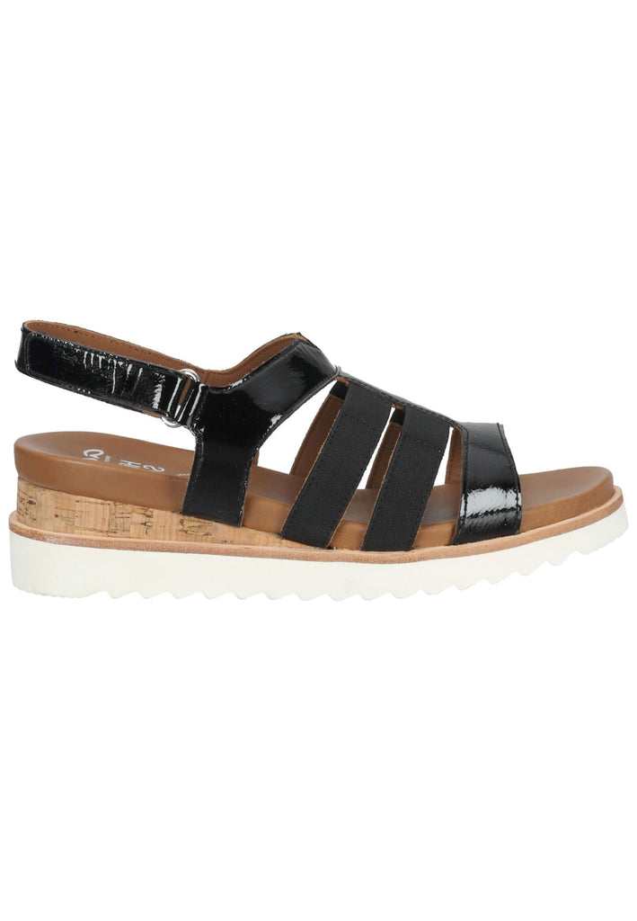 ara Sandalen Leder Schwarz