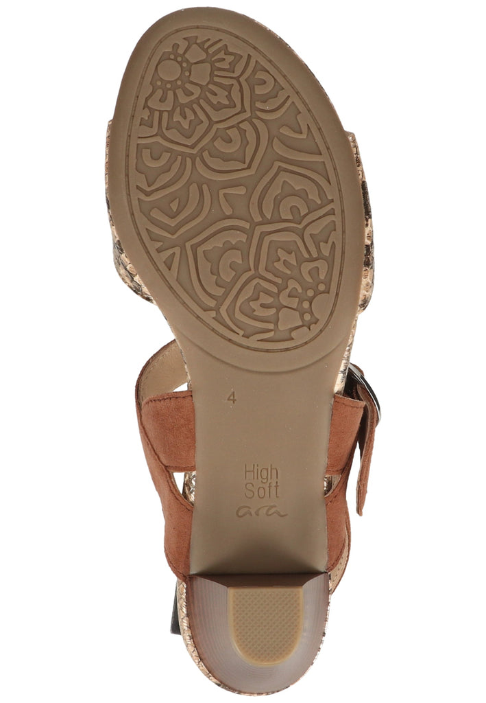 ara Sandalen Leder Taupe