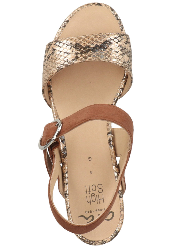 ara Sandalen Leder Taupe