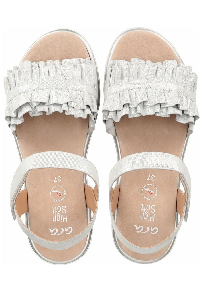 ara Sandalen Leder Weiß