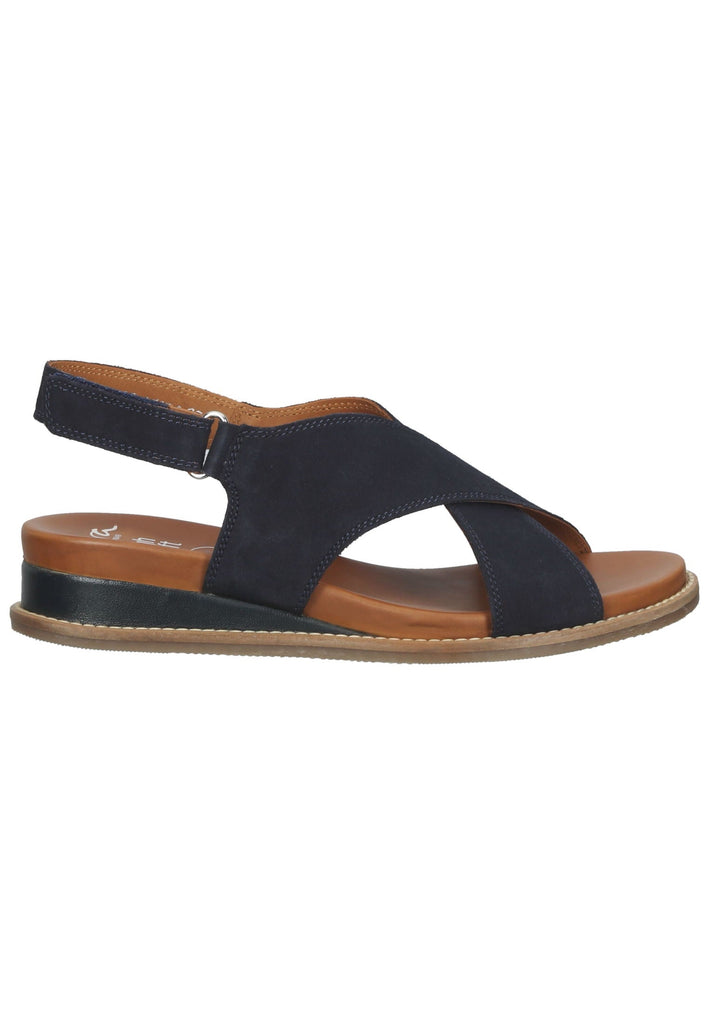 ara Sandalen Veloursleder Blau