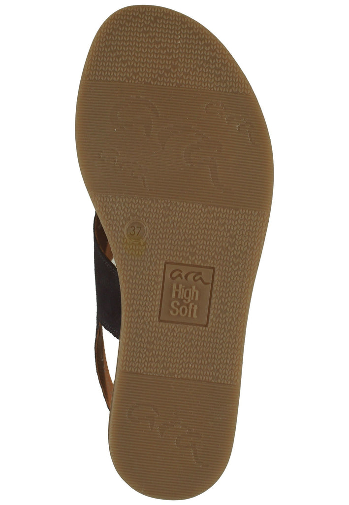 ara Sandalen Veloursleder Blau