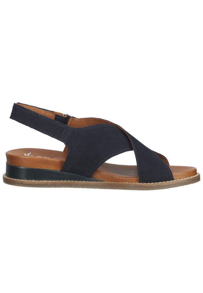 ara Sandalen Veloursleder Blau
