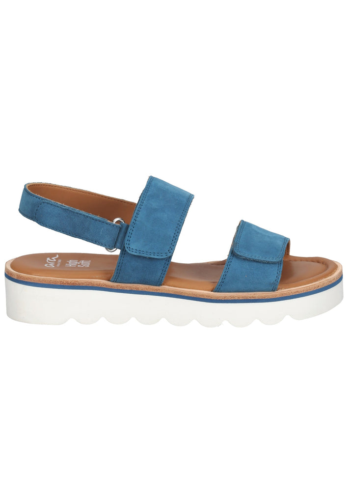 ara Sandalen Veloursleder Blau
