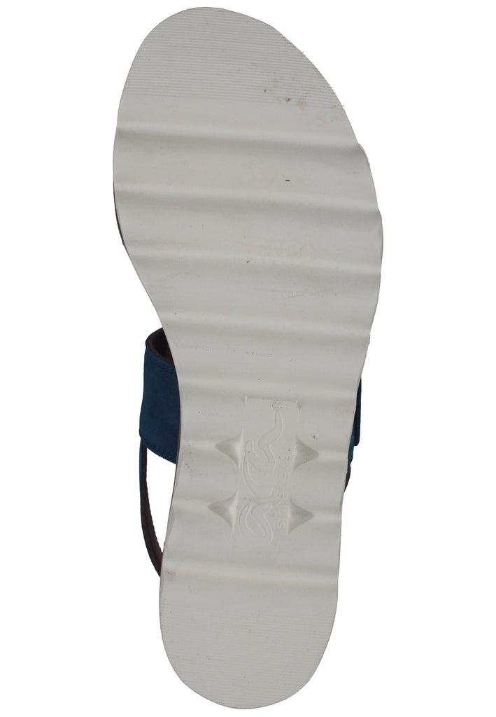 ara Sandalen Veloursleder Blau