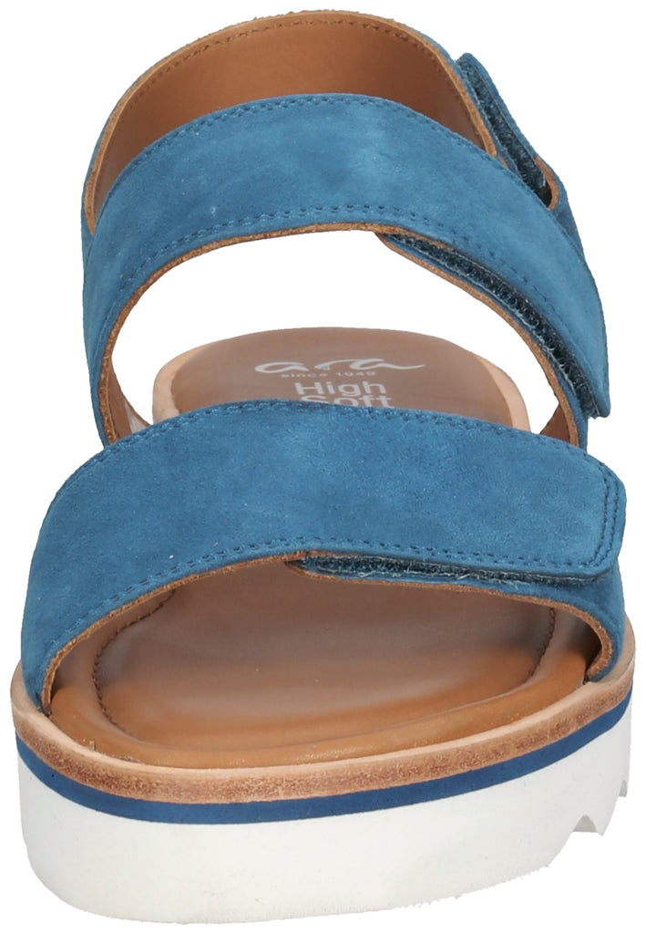 ara Sandalen Veloursleder Blau