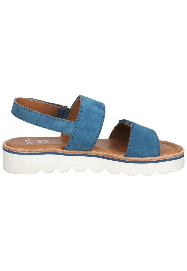 ara Sandalen Veloursleder Blau