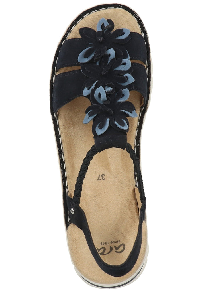 ara Sandalen Veloursleder Blau