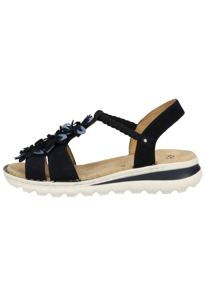 ara Sandalen Veloursleder Blau