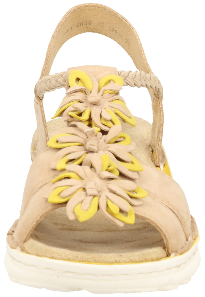 ara Sandalen Veloursleder Camel