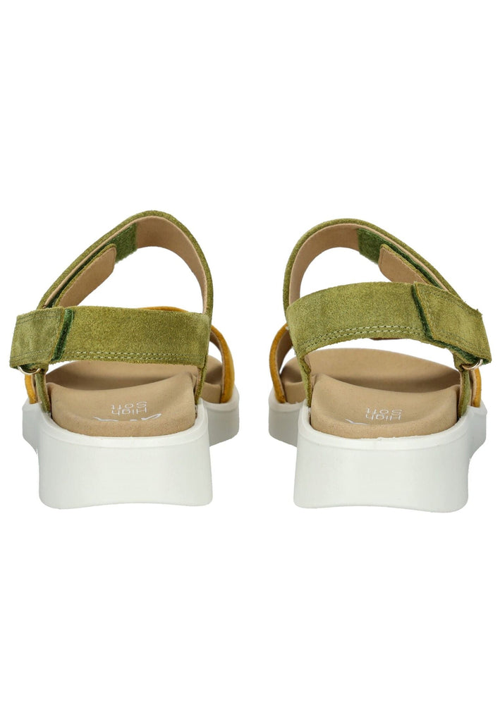 ara Sandalen Veloursleder Grün