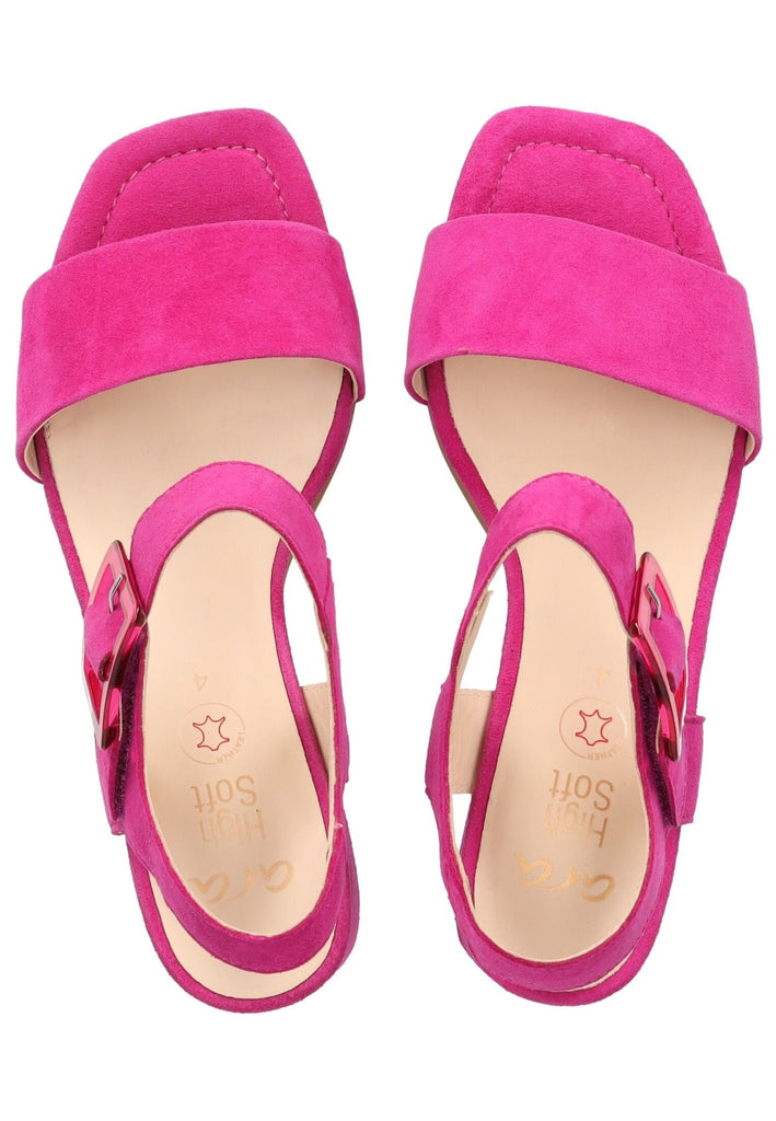 ara Sandalen Veloursleder Pink