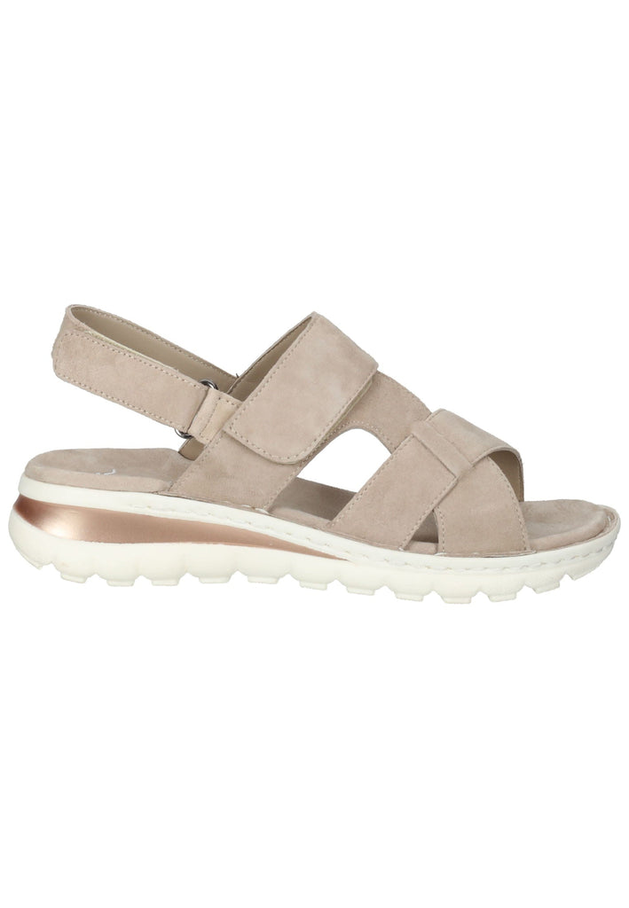 ara Sandalen Veloursleder Sand