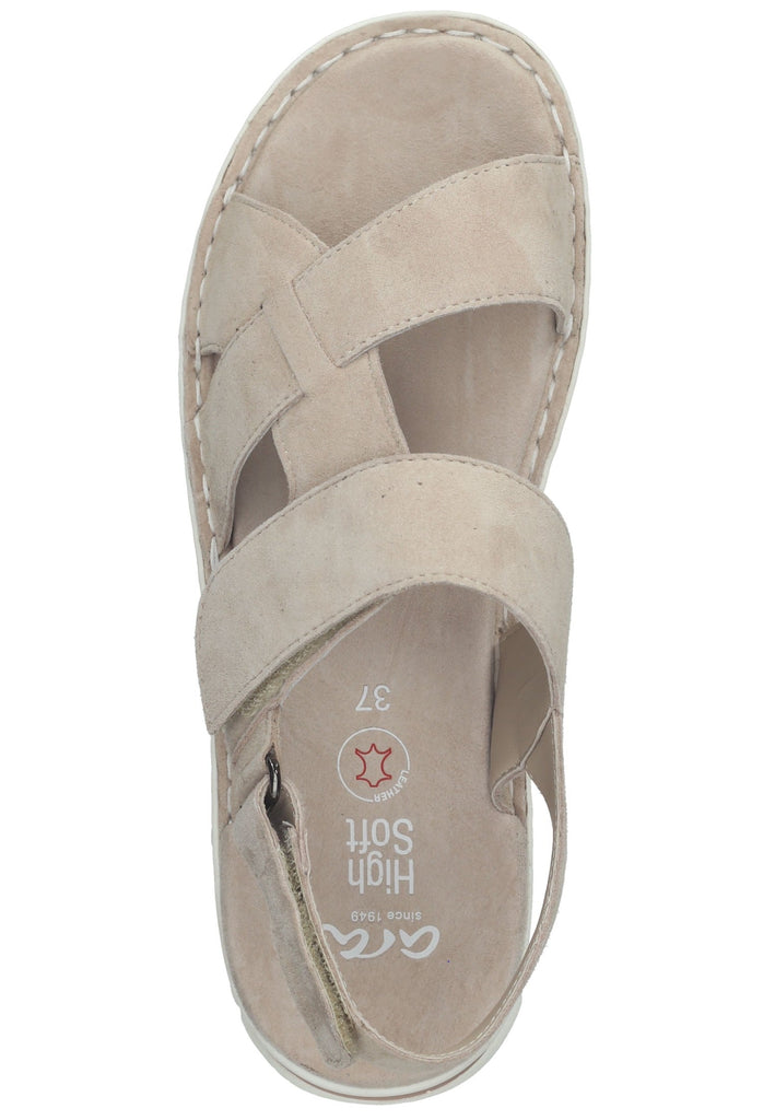 ara Sandalen Veloursleder Sand