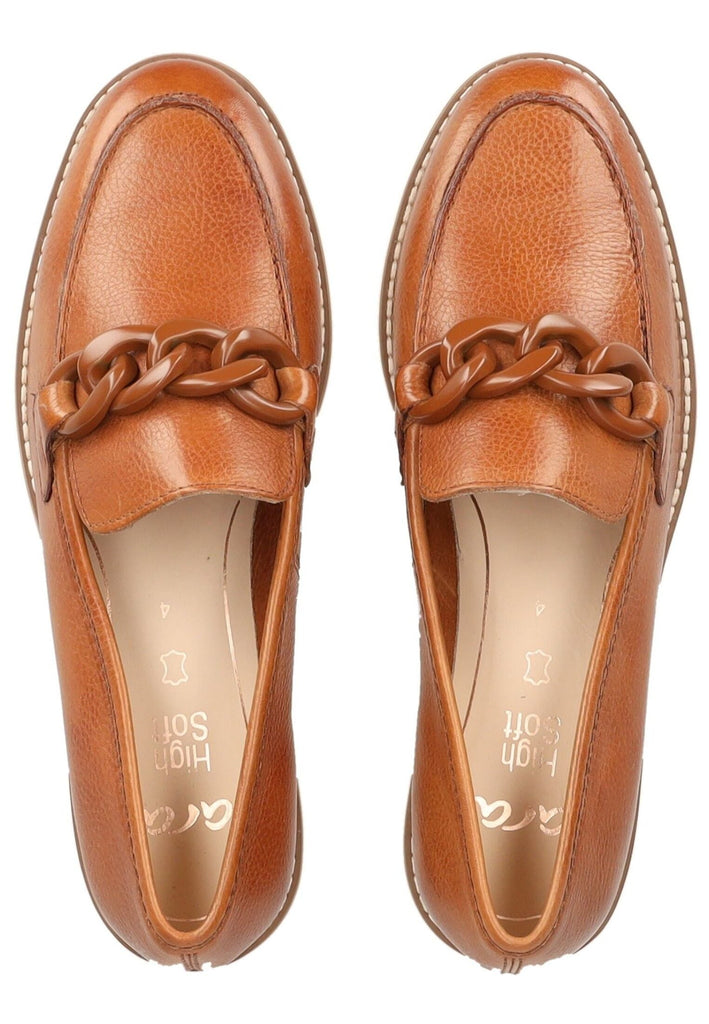 ara Slipper Leder Caramel