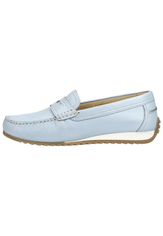 ara Slipper Leder Hellblau