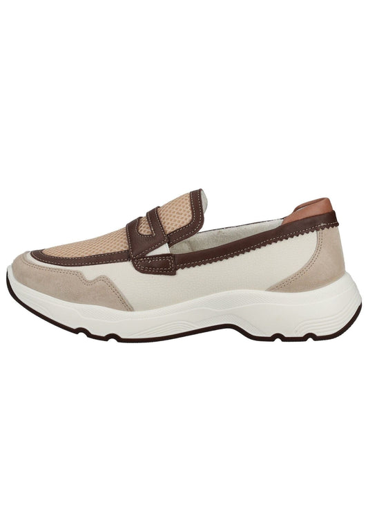 ara Slipper Leder/Mesh Cream
