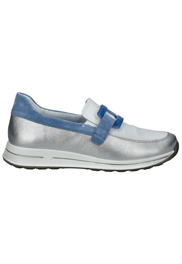 ara Slipper Leder Silber