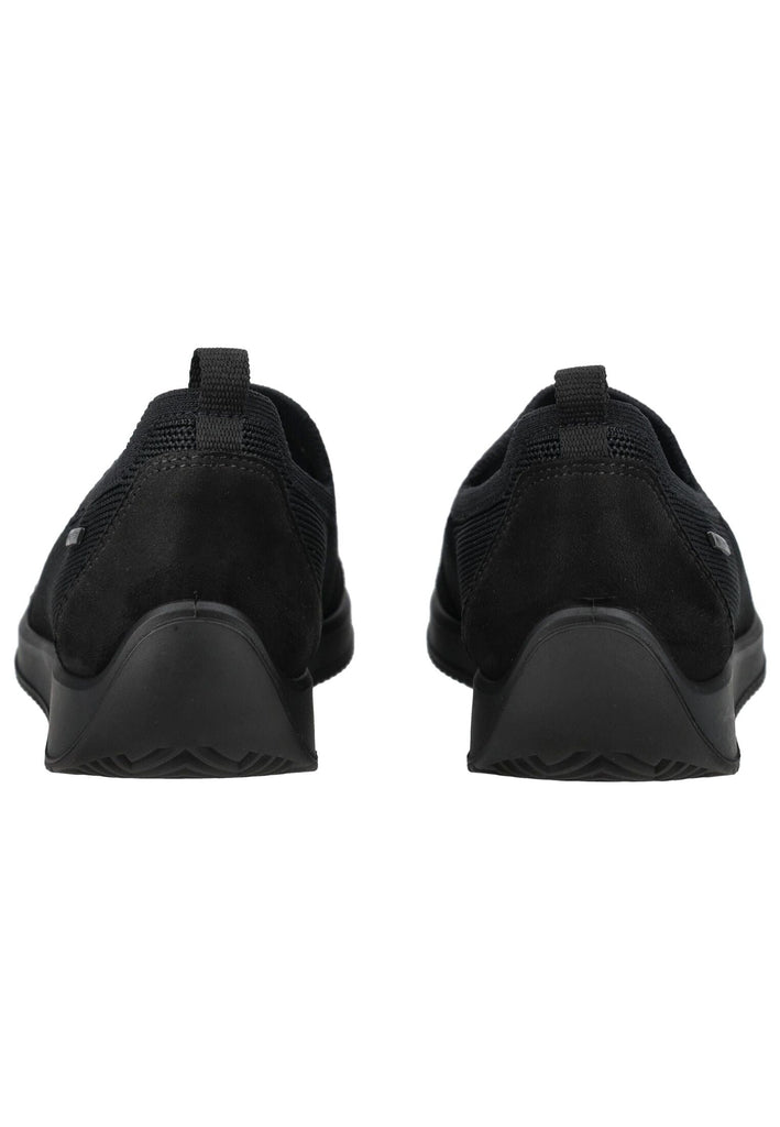 ara Slipper Leder/Textil Schwarz