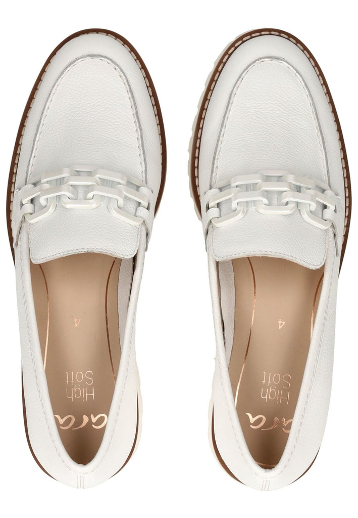 ara Slipper Leder Weiß