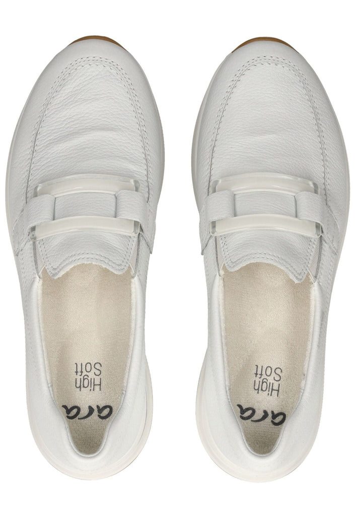 ara Slipper Leder Weiß/Weiß