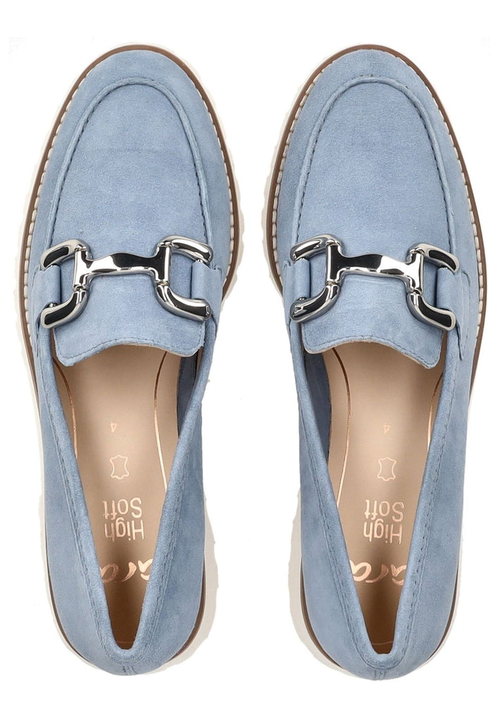 ara Slipper Veloursleder Dunkelblau