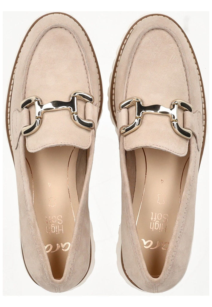 ara Slipper Veloursleder Sand