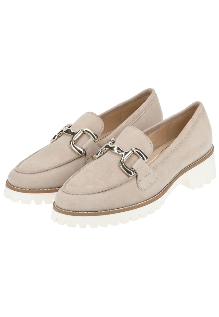 ara Slipper Veloursleder Sand