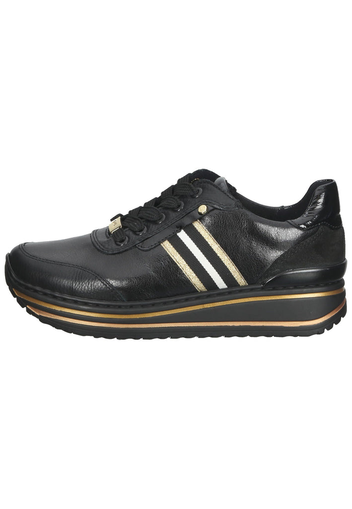 Sneaker ara Sneaker Glattleder Schwarz