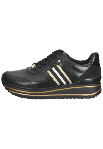 Sneaker ara Sneaker Glattleder Schwarz