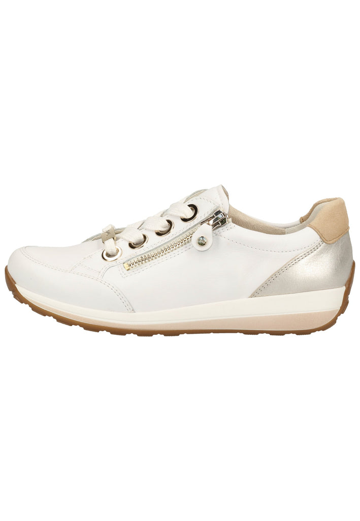 Sneaker ara Sneaker Glattleder Weiß/Braun